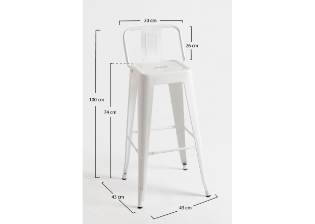 Tabouret Mel Dossier