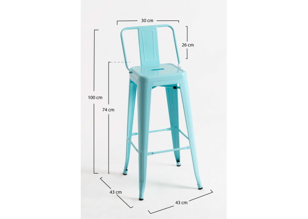 Backrest Torix Stool