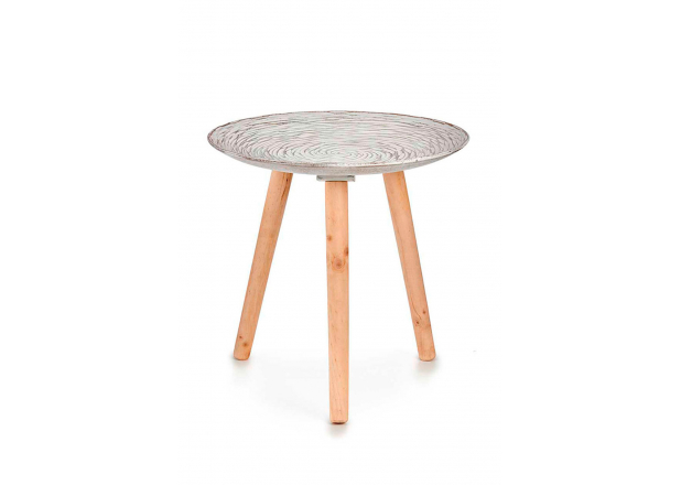 Wooden Spiral Decoration Table 40cm