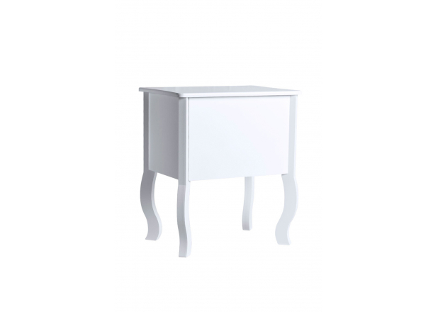 Cabriole bedside table 2 drawers