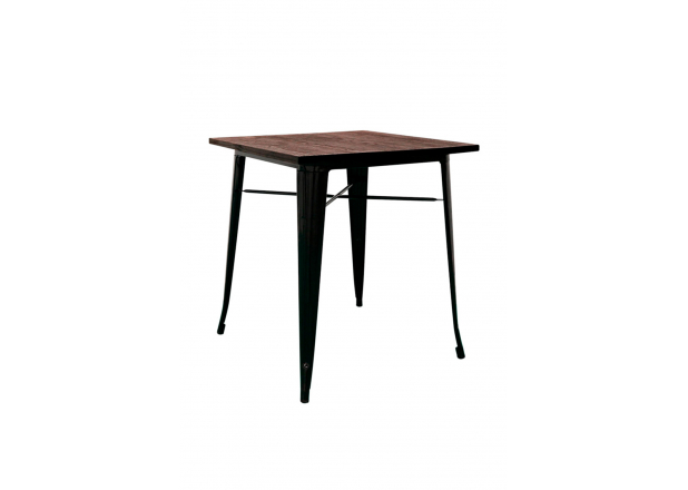 Table Mel Carrée Bois 80 cm