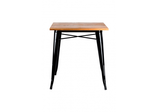 Table Mel Carrée Bois Naturel 70 cm