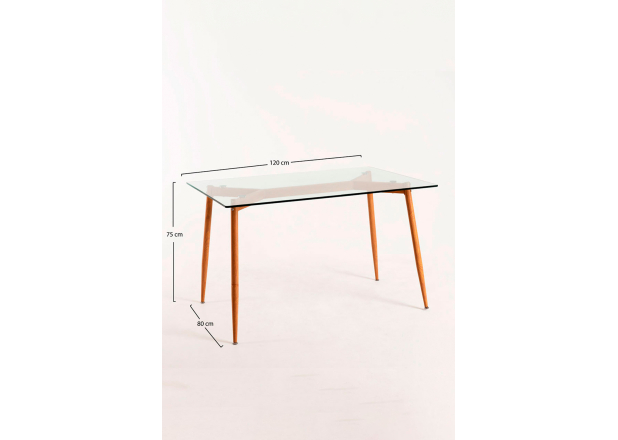 Wike Rectangular Table 120 x 80 cm