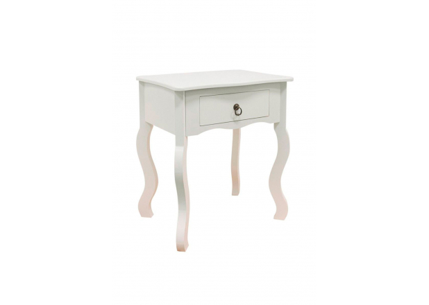 Cabriole bedside table 1 drawer