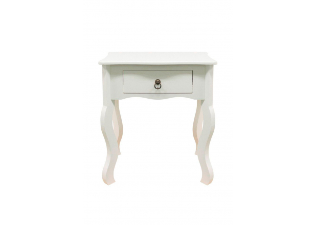 Cabriole bedside table 1 drawer