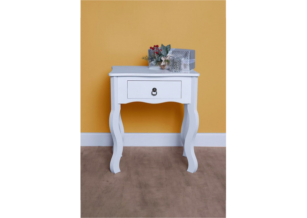 Cabriole bedside table 1 drawer