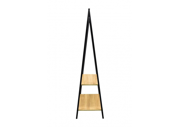 Syen Wooden Coat Rack with Shelves