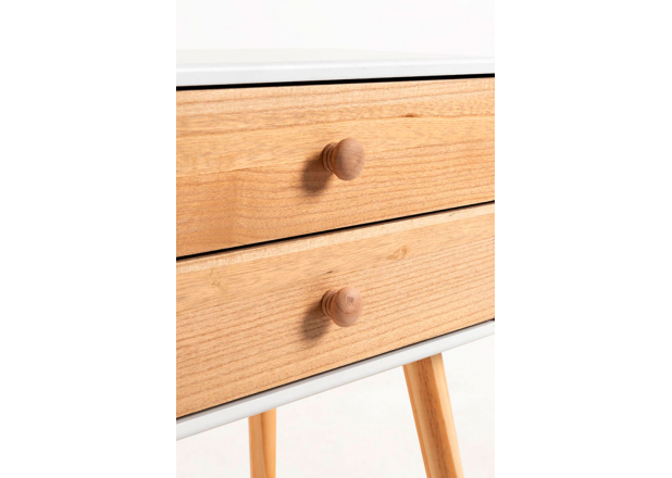 Olik Bedside Table 2 Drawers