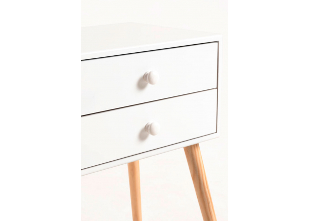 Olik Bedside Table 2 Drawers