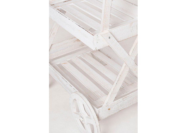 Candy Bar Trolley Cloud Aged White