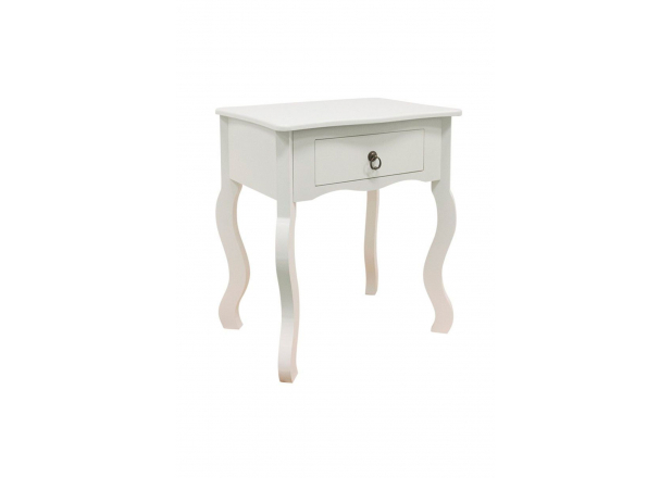 Cabriole bedside table 1 drawer