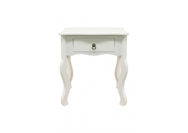 Cabriole bedside table 1 drawer