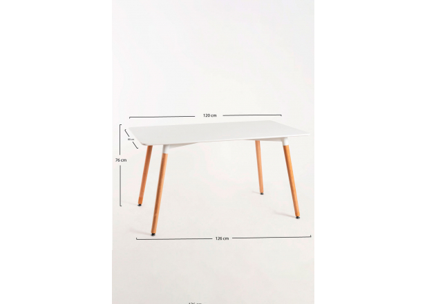 Table Tower Rectangulaire 120 x 80 cm