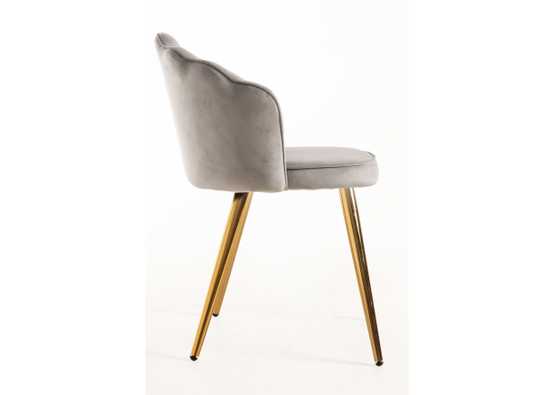 Blume Gold Velvet Chair