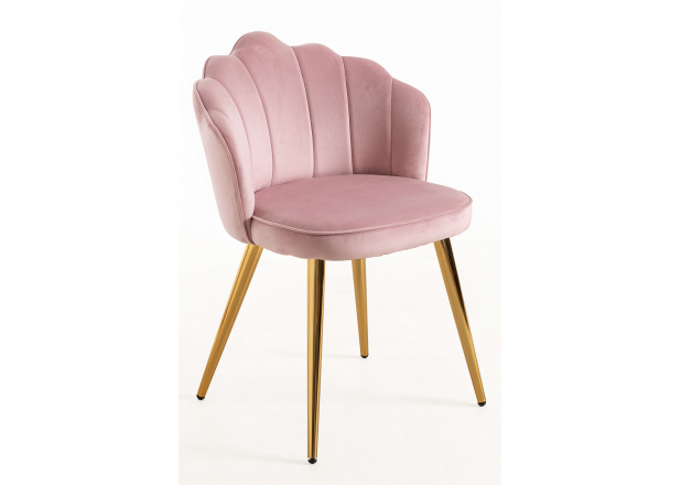 Blume Gold Velvet Chair