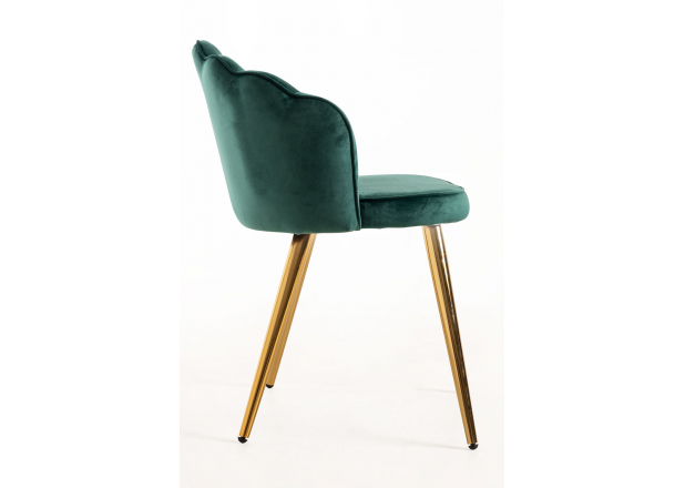 Blume Gold Velvet Chair