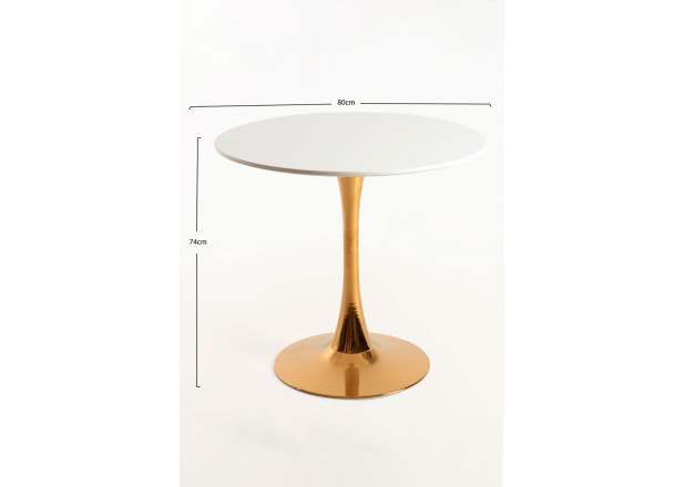 Kolio table 80 cm Golden