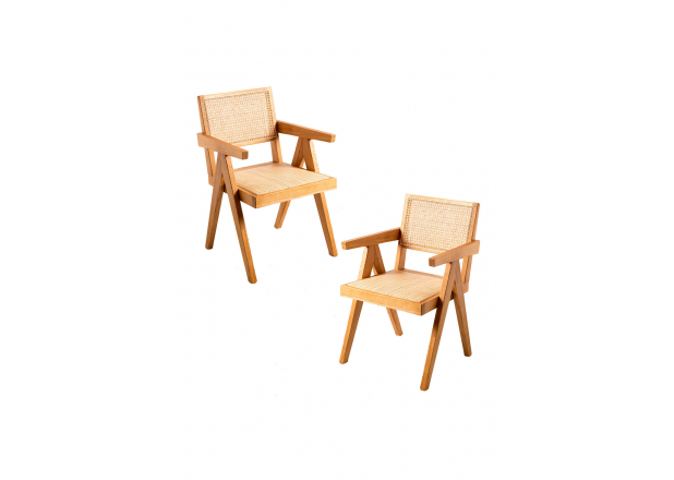 Pack 2 Holz Wood Chairs