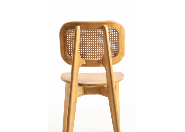 Pack 4 Lem Wood Chairs