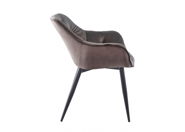 Zandel Black Velvet Chair