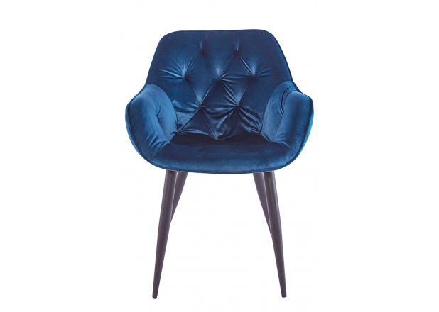 Zandel Black Velvet Chair