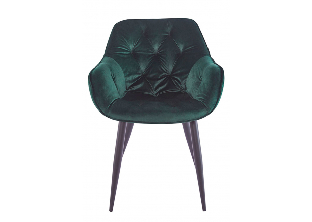 Zandel Black Velvet Chair