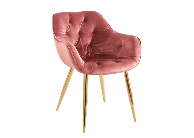 Zandel Golden Velvet Chair