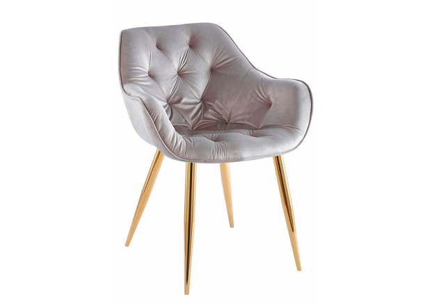 Zandel Golden Velvet Chair