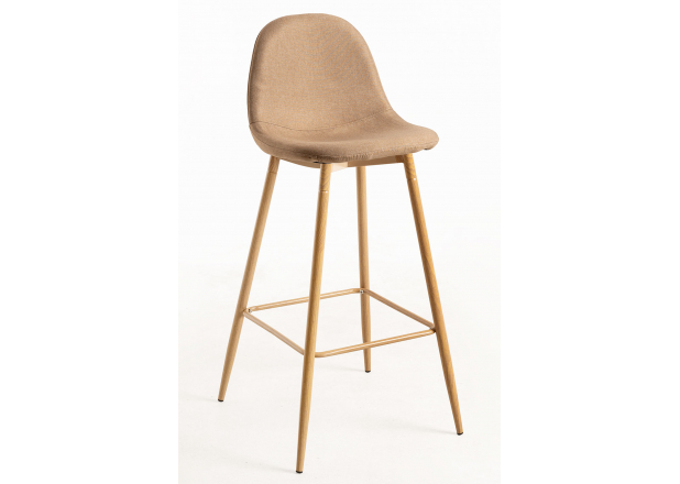 Tabouret Teok Tissu