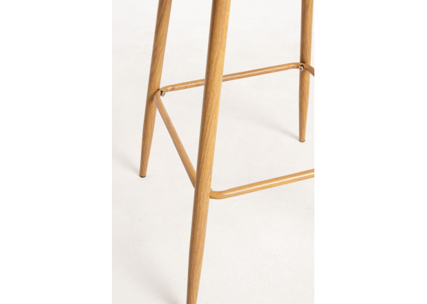 Tabouret Teok Tissu