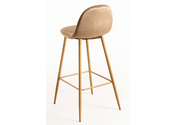 Velvet Teok Stool