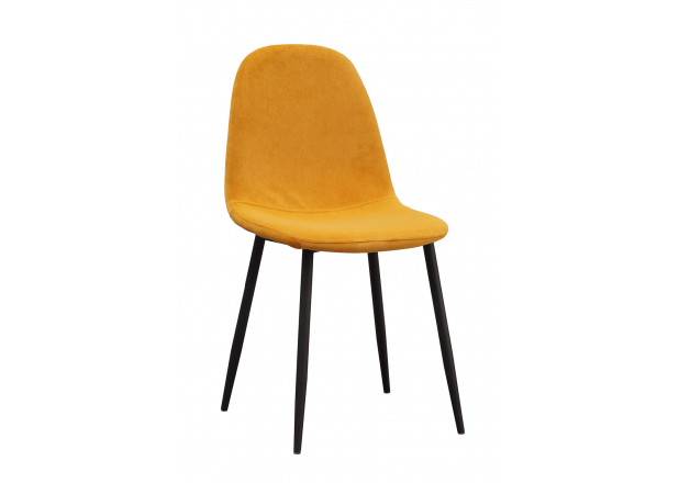 Teok Black Velvet Chair