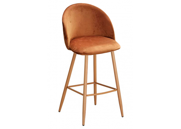 Vint Velvet Stool