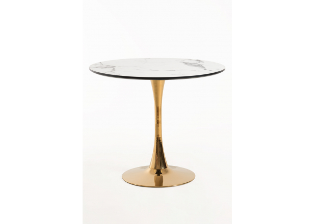 Kolio Golden 80 cm Marble Table