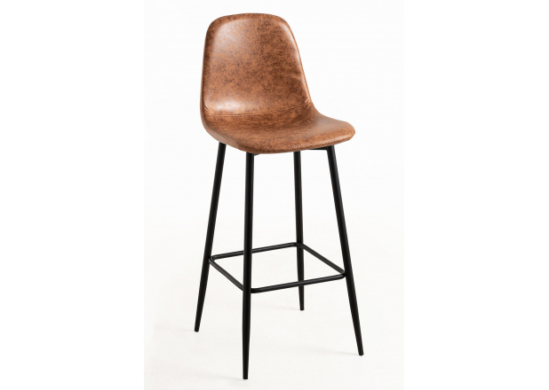 Hocker-Veki Vintage Kunstleder