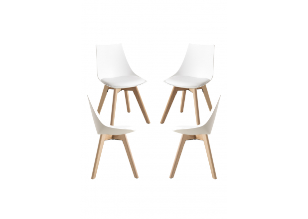 Pack 4 Blok Chairs