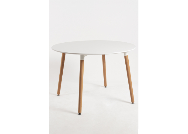 Table Tower Ronde 100 cm Blanche