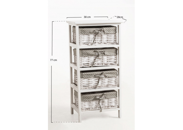 Tipik 4 Drawers