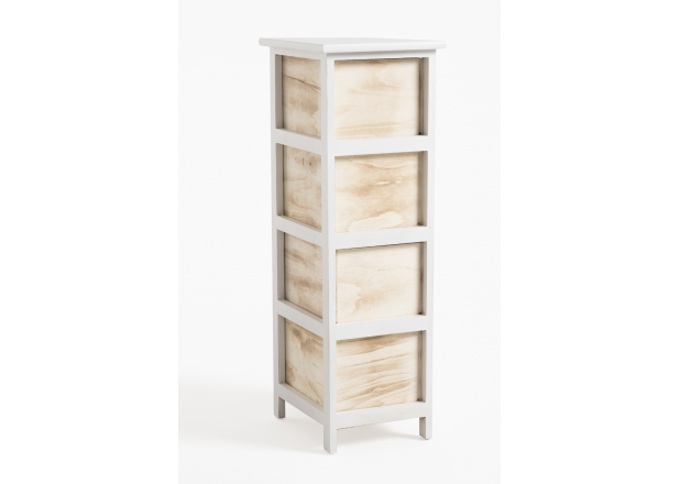 Carvy Narrow Chest of Drawers 4 Drawers