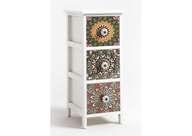 Mosaiko Narrow Chest of Drawers 3 Drawers