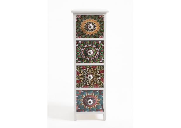 Mosaiko Narrow Chest of Drawers 4 Drawers