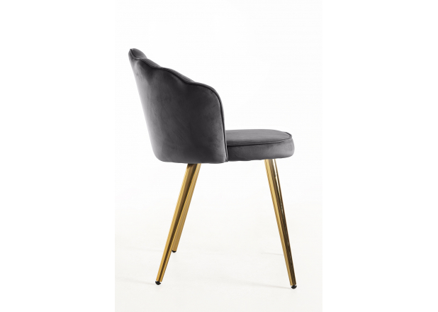 Blume Gold Velvet Chair